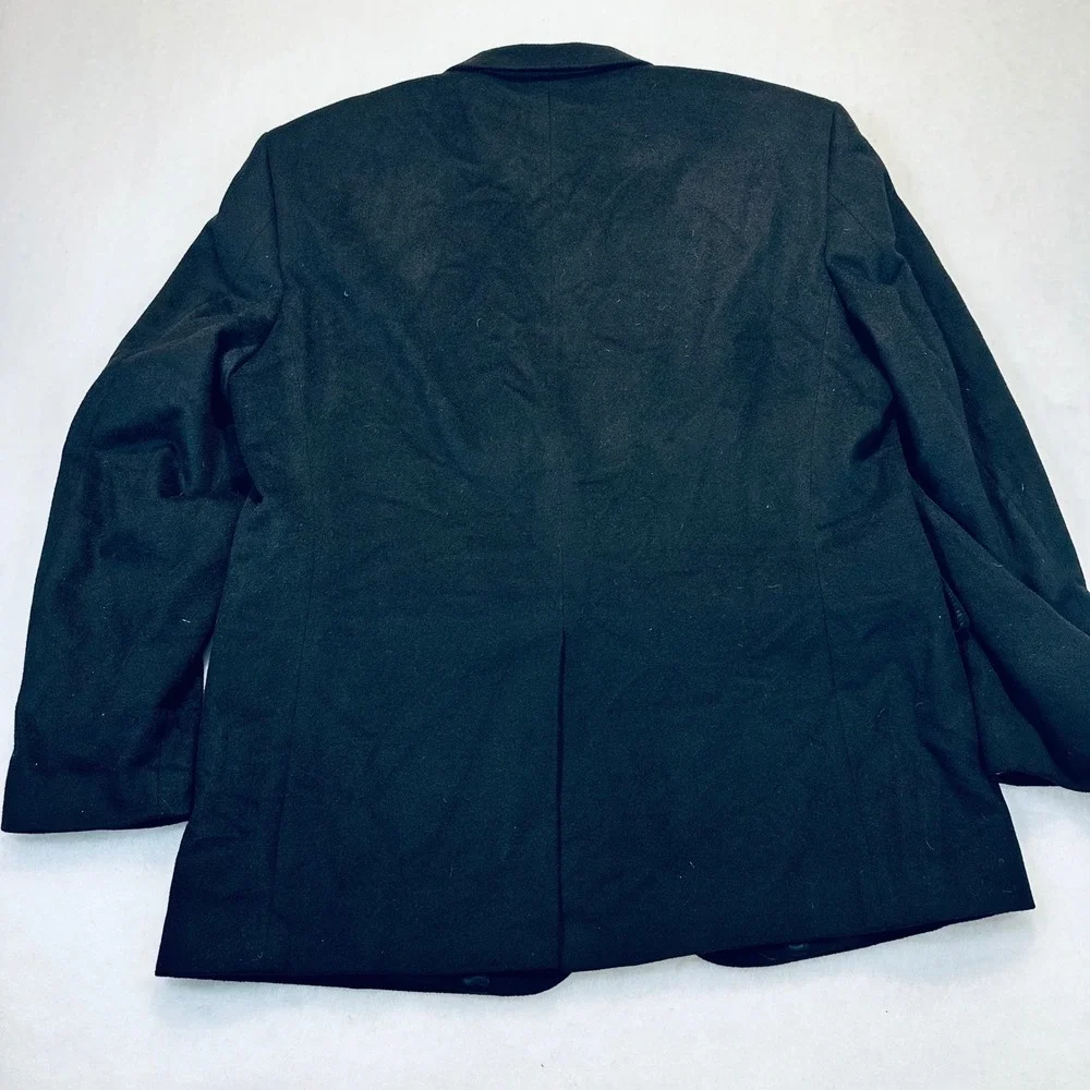 Marshall Field's Blazer‎ Mens 100% Cashmere Black Classic Luxury Professional